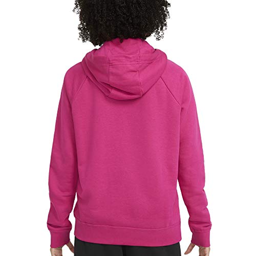 Nike Sudadera de mujer con capucha con logo fucsia cód. BV4126-617 fucsia y blanco M