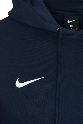 Nike Team Club Hoody - Sudadera para hombre, Azul oscuro/Blanco, S