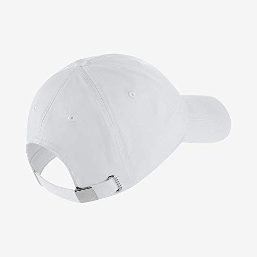 Nike U Nk H86 Cap Metal Swoosh Hat, Unisex Adulto, White/(Metallic Silver), MISC
