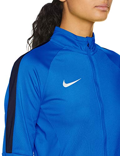 Nike W NK Dry Acdmy18 Trk Jkt K Sport jacket, Mujer, Royal Blue/ Obsidian/ White, M