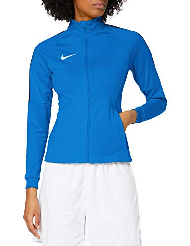 Nike W NK Dry Acdmy18 Trk Jkt K Sport jacket, Mujer, Royal Blue/ Obsidian/ White, M
