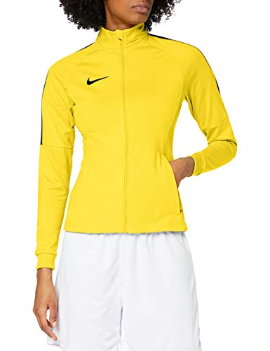 Nike W NK Dry Acdmy18 Trk Jkt K Sport jacket, Mujer, Tour Yellow/ Anthracite/ Black, S