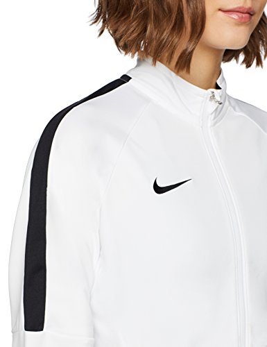 Nike W NK Dry Acdmy18 Trk Jkt K Sport jacket, Mujer, White/ Black/ Black, L