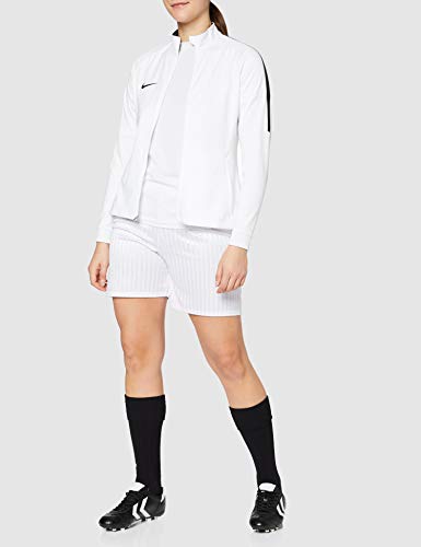 Nike W NK Dry Acdmy18 Trk Jkt K Sport jacket, Mujer, White/ Black/ Black, S