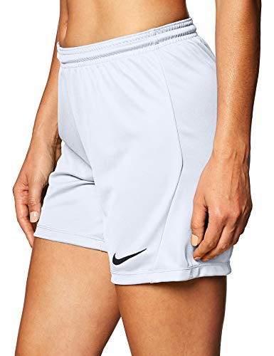 NIKE W Nk Dry Park III Short NB K Pantalones Cortos de Deporte, Mujer, White/Black, XS