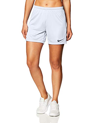 NIKE W Nk Dry Park III Short NB K Pantalones Cortos de Deporte, Mujer, White/Black, XS