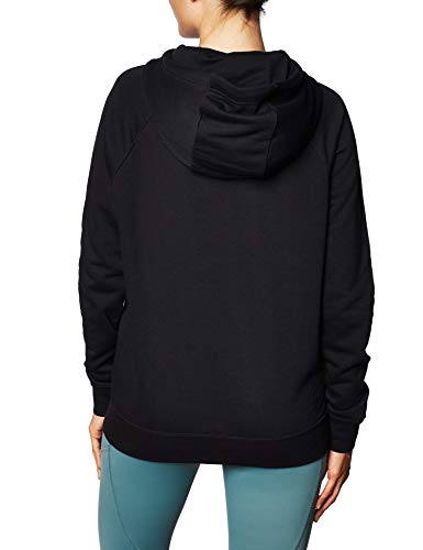 NIKE W NSW Essntl Hoodie Po Hbr Sweatshirt, Mujer, Black/ White, S