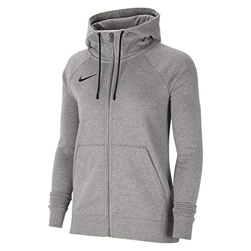 NIKE Women's Team Club 20 Full-Zip Hoodie Chaqueta Deportiva, Dk Grey Heather/Black/Black, XL para Mujer