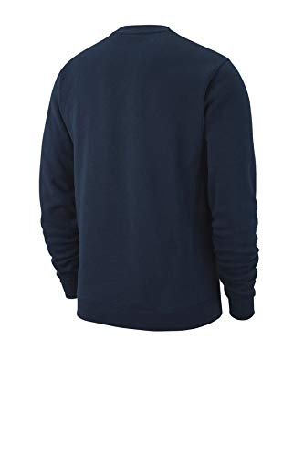 NIKE Y CRW FLC TM Club19 Sudadera, Niños, Obsidian/White, S