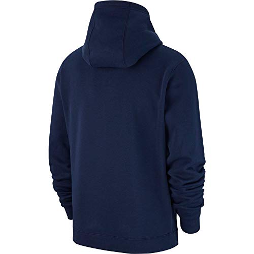 NIKE Y Hoodie Po FLC TM Club19 Sudadera, Niños, Obsidian/Obsidian/White/White, XS