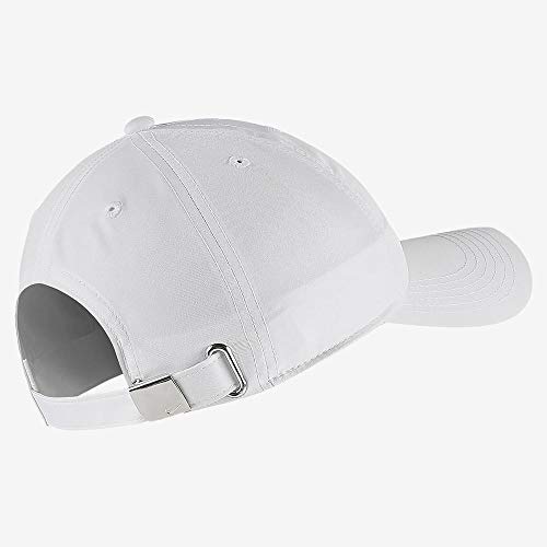 Nike Y Nk H86 Cap Metal Swoosh Hat, Unisex niños, Blanco (White/Metallic Silver), Talla única