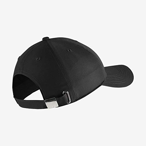 Nike Y Nk H86 Cap Metal Swoosh Hat, Unisex niños, Negro (Black/Metallic Silver), Talla única