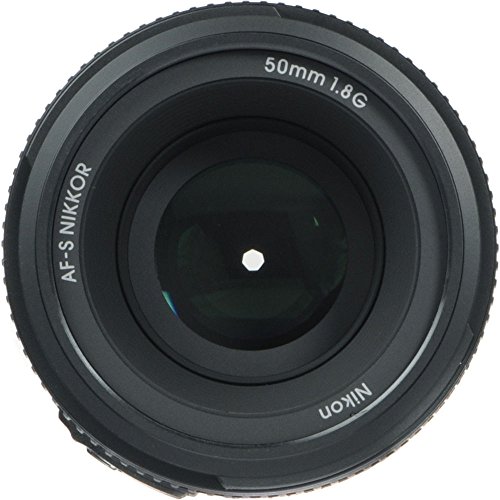 Nikon AF-S 50mm F1.8 G - Objetivo para Nikon (distancia focal fija 50mm, apertura f/1.8) color negro - Versión Europea