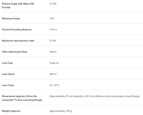 Nikon AF-S 50mm F1.8 G - Objetivo para Nikon (distancia focal fija 50mm, apertura f/1.8) color negro - Versión Europea