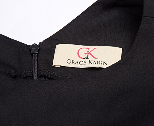 Niña Vestido Elegante de Algodón sin Mangas para Fiesta 11 Años CL600-3