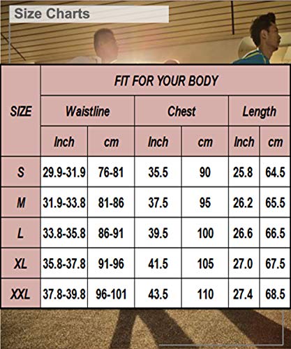 NINGMI, Sudadera de Neopreno para Hombre, Trajes de sudoración, Chaleco recortador de Cintura ponderado, Camisa de Entrenamiento para Sauna