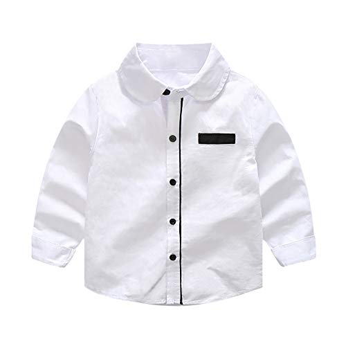 NiñOs NiñOs 4 Piezas Conjuntos de Ropa de OtoñO Camisas de Manga Larga + Chaleco + Pantalones Trajes de Fiesta para NiñOs PequeñOs Rojo 7-8 AñOs