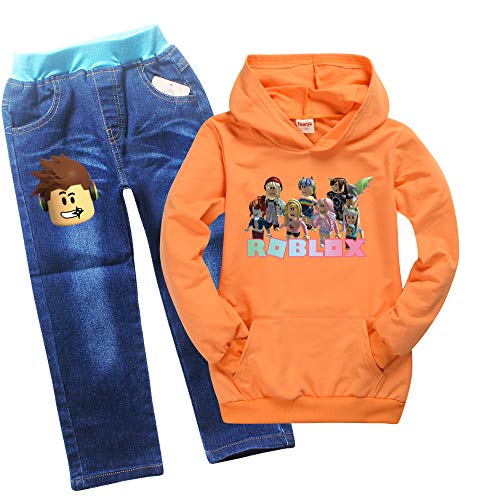 Niños Verano Personajes De Dibujos Animados Jersey Algodón Camiseta Camisa+Jeans Ropa Conjuntos