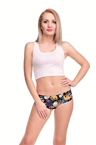 NO BRAND Bragas Perezosos Dormir Llama Impresión de Dibujos Animados Lencería Femenina Tangas Calzoncillos Ropa   Interior para Mujeres Bragas Lindas para Dama
