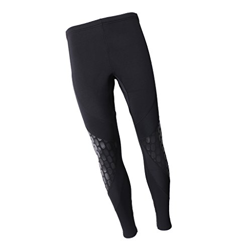 non-brand 1 Par de Pantalones de Neopreno de Buceo de Kayak Accesorio de Deportes para Mujeres Lavable de Kayak - Negro, M