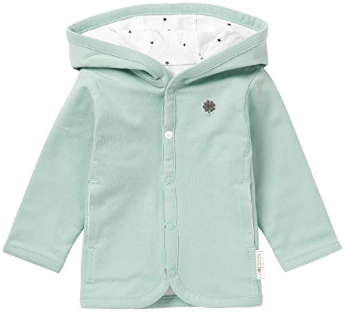 Noppies U Cardigan jrsy Rev Nusco Suéter, Gris Menta, 56 cm Unisex bebé