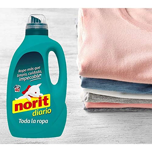 Norit - Detergente Diario Toda la Ropa, 2 Unidades de 2120 ml - Total 4240 ml