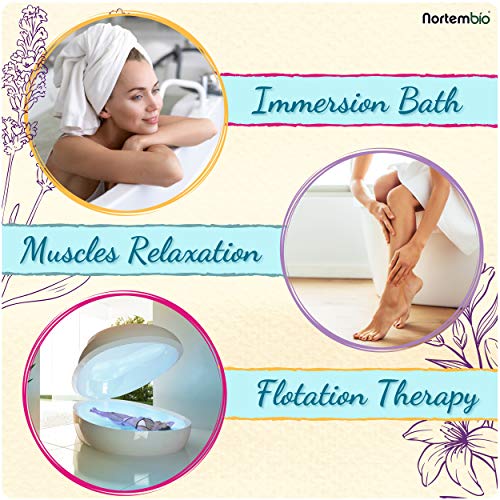 Nortembio Sal de Epsom 3 Kg. Fuente Concentrada de Magnesio. Sales 100% Puras. Baño y Cuidado Personal. E-Book Incluido.
