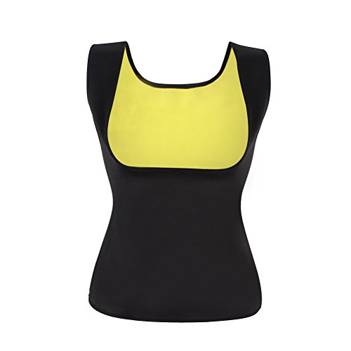 NOVECASA Chaleco Suana Mujer Neopreno Sweat Vest para Sudoración Quema Grasa Faja Abdome Adelgazante (M, Chaleco de Sudoración)
