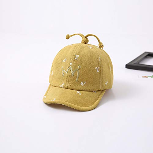 Nueva Gorra de béisbol para niños, algodón Coreano, niños y niñas, Gorras Bordadas con Bridas, Sombrero de protección Solar de Verano para bebés