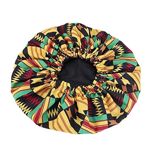 Nuevo Gorro Extra Grande con Forro de satén para Mujer, Gorro de satén con Estampado de Belleza de Gran tamaño, Gorro de Noche para Dormir, Gorro para la Cabeza, Sombrero al por Mayor -style454-2