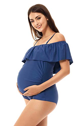 NUUR Traje de baño Mujer Maternidad Premamá para Mujer Bañador Tankini Embarazada Bikini