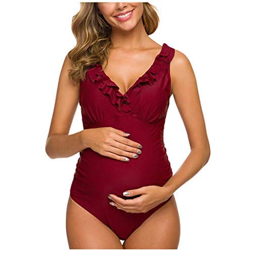 NUUR Traje de baño Mujer Maternidad Premamá para Mujer Bañador Tankini Embarazada Bikini