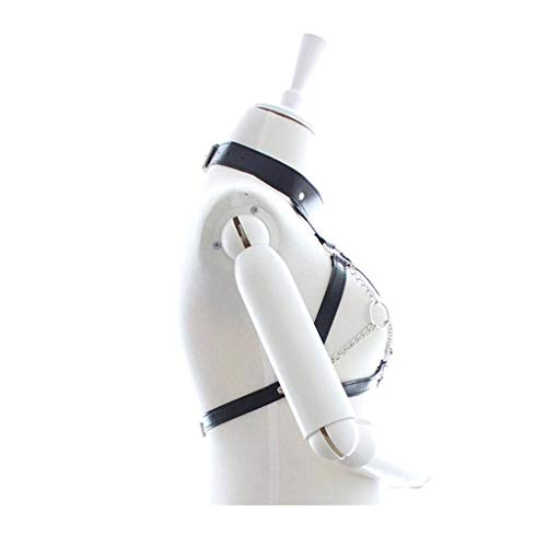 ODDO Sujetador de Cuero Hueco Femenino Que realiza lencería Se'xy con Vestido de Camiseta de Dispositivo de esclavitud de Gargantilla de tamaño Ajustable Yoga Mat,Toys