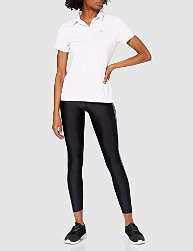 Odlo - Polo S/S Cardada para Mujer, Mujer, 222201, Blanco, Extra-Large