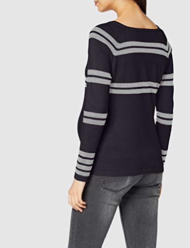 ohma! Jersey Jersey premamá, Mujer, Azul (Marino MA), 40 (Tamaño del Fabricante:M)