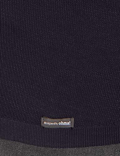 ohma! Jersey Jersey premamá, Mujer, Azul (Marino MA), 40 (Tamaño del Fabricante:M)