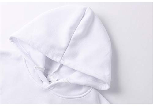 OLIPHEE Sudaderas Impresión NASA al Frente Sudaderas con Capucha Casual para Mujer c/BAI-S