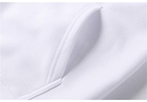 OLIPHEE Sudaderas Impresión NASA al Frente Sudaderas con Capucha Casual para Mujer c/Fen-L