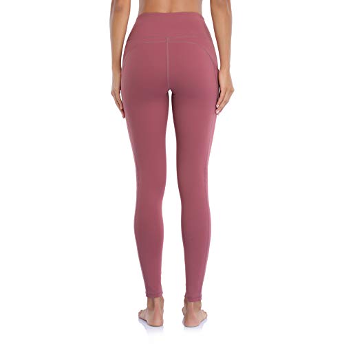 Ollrynns Leggins Deportivos Mujer Cintura Alta Pantalones Deportivos Mallas Leggings con Bolsillos para Running Training Fitness CA166