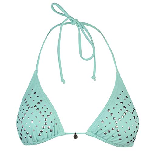 O'NEILL Mujer Top De Bikini De Baño Detalles De Tachuelas Cascada 42B
