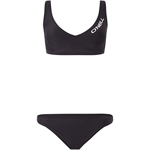 O'NEILL PW Padua Koppa Logo Bikini, Mujer, Negro (Black out), 34
