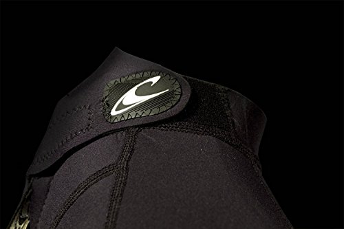 O'Neill Wetsuits Reactor II 2mm Back Zip Spring Wetsuit Traje húmedo, Mujer, Negro/Aqua Claro, 32