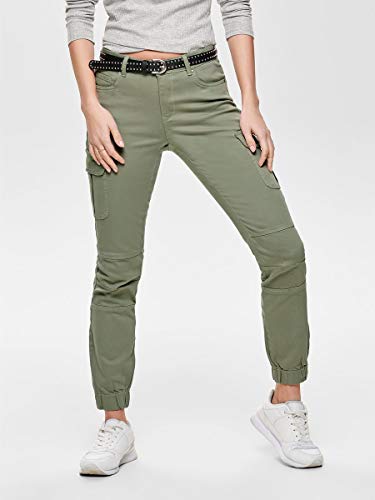 Only 15170889 Pantalones, Verde (Oil Green Oil Green), Talla Única (Talla del Fabricante: 42) para Mujer