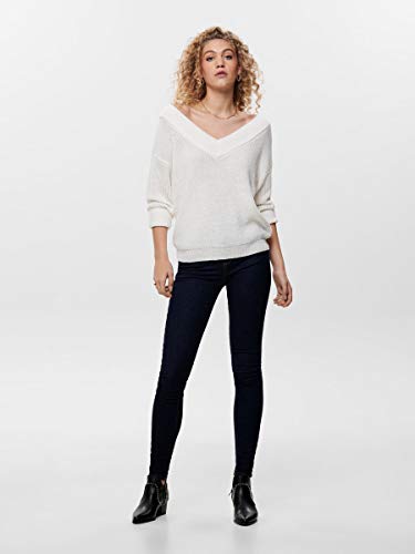 Only 15192289 suéter, Cloud Dancer, 36 (Talla del Fabricante: X-Small) para Mujer
