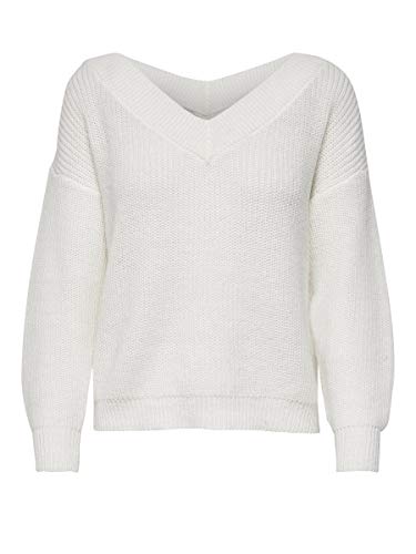 Only 15192289 suéter, Cloud Dancer, 36 (Talla del Fabricante: X-Small) para Mujer