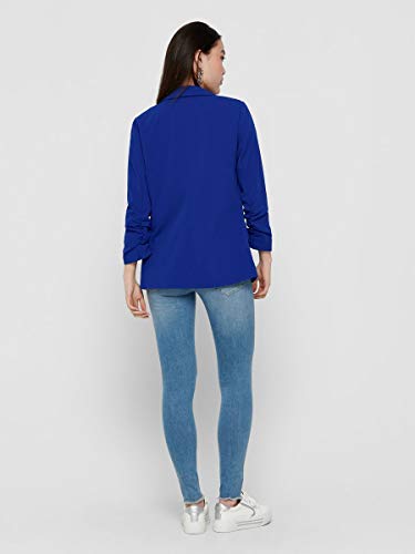 Only ONLCAROLINA Diana 3/4 Blazer CC TLR, Color Azul, 38 para Mujer