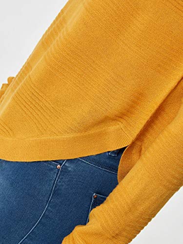 ONLY Onlcaviar L/s Pullover Knt Noos, Suéter para Mujer, Amarillo (Golden Yellow Golden Yellow), 40 (Talla del fabricante: Medium)