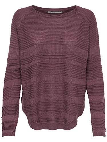 ONLY Onlcaviar L/s Pullover Knt Noos, Suéter para Mujer, Rojo (Wild Ginger Wild Ginger), 40 (Talla del fabricante: Medium)