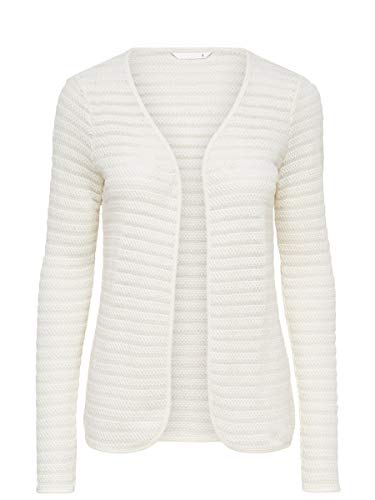 ONLY Onlcrystal Ls Cardigan Noos, Chaqueta para Mujer, Blanco (Cloud Dancer), 42 (Talla del Fabricante: Large)