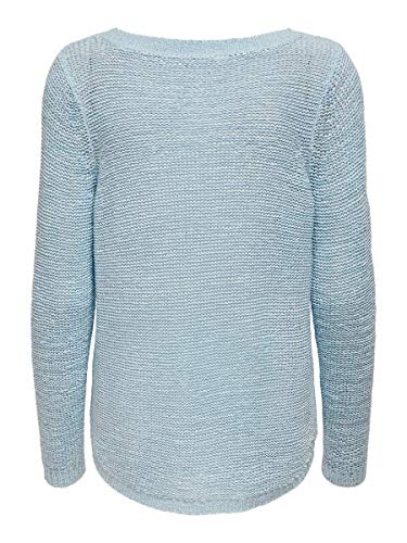 Only onlGEENA XO L/S PULLOVER KNT NOOS, Suéter para Mujer, Azul (Cashmere Blue), L